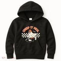 Creep It Real Spooky Ghost Mouse Kids Hoodie thumb 0
