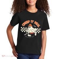 Creep It Real Spooky Ghost Mouse Kids T-Shirt thumb 2