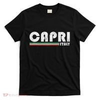 Capri Italy Retro Vintage Travel Vacation Gift T-Shirt thumb 0