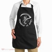 Creepin It Real Grim Reaper Halloween Apron thumb 2