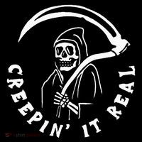 Creepin It Real Grim Reaper Halloween Coaster thumb 2