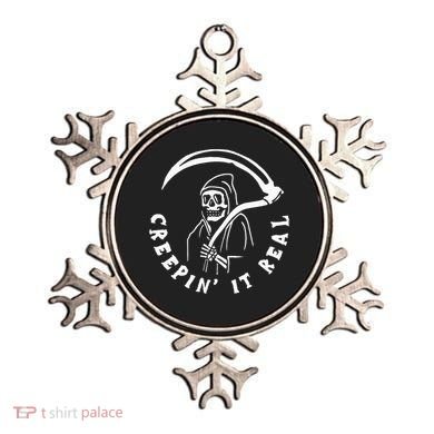 Creepin It Real Grim Reaper Halloween Ornament