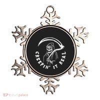 Creepin It Real Grim Reaper Halloween Ornament thumb 0