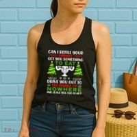 Can I Refill Your Eggnog Funny Christmas Vacation Women's Tank Top thumb 2