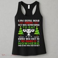 Can I Refill Your Eggnog Funny Christmas Vacation Women's Tank Top thumb 3