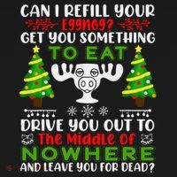 Can I Refill Your Eggnog Funny Christmas Vacation Women's Tank Top thumb 5