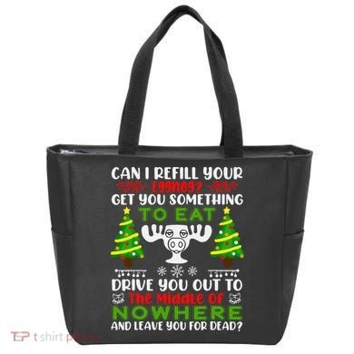 Can I Refill Your Eggnog Funny Christmas Vacation Tote Bag