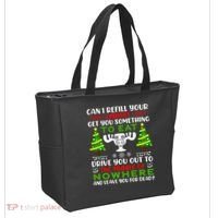 Can I Refill Your Eggnog Funny Christmas Vacation Tote Bag thumb 2