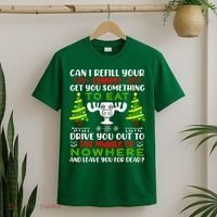 Can I Refill Your Eggnog Funny Christmas Vacation T-Shirt thumb 2