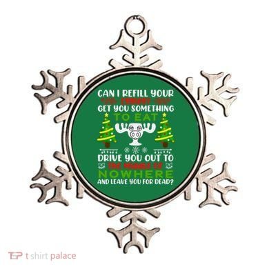 Can I Refill Your Eggnog Funny Christmas Vacation Ornament