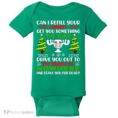 Can I Refill Your Eggnog Funny Christmas Vacation Baby Bodysuit