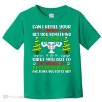 Can I Refill Your Eggnog Funny Christmas Vacation Toddler T-Shirt thumb 0