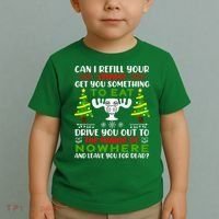 Can I Refill Your Eggnog Funny Christmas Vacation Toddler T-Shirt thumb 2