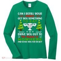Can I Refill Your Eggnog Funny Christmas Vacation Women's Long Sleeve Shirt thumb 0