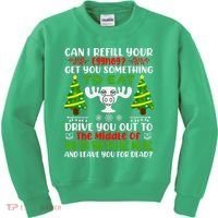 Can I Refill Your Eggnog Funny Christmas Vacation Kids Sweatshirt thumb 0