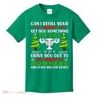 Can I Refill Your Eggnog Funny Christmas Vacation Kids T-Shirt thumb 0