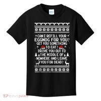Can I Refill Your Eggnog Funny Christmas Vacation Quote Kids T-Shirt thumb 0