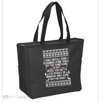 Can I Refill Your Eggnog Funny Christmas Vacation Quote Tote Bag thumb 2