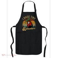Chicken I Raise Tiny Dinosaurs Funny Mama Hen Farm Mom Apron thumb 0