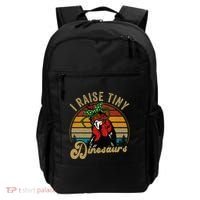 Chicken I Raise Tiny Dinosaurs Funny Mama Hen Farm Mom Backpack thumb 0