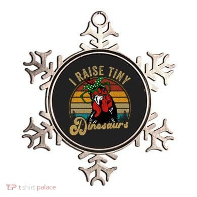 Chicken I Raise Tiny Dinosaurs Funny Mama Hen Farm Mom Ornament