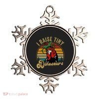 Chicken I Raise Tiny Dinosaurs Funny Mama Hen Farm Mom Ornament thumb 0