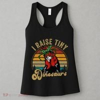 Chicken I Raise Tiny Dinosaurs Funny Mama Hen Farm Mom Women's Tank Top thumb 3