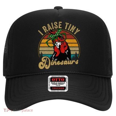 Chicken I Raise Tiny Dinosaurs Funny Mama Hen Farm Mom Hat