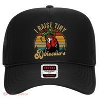 Chicken I Raise Tiny Dinosaurs Funny Mama Hen Farm Mom Hat thumb 0