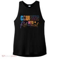 Cruising Into Retirement Journey Cruise Squad Family Ladies PosiCharge Tri-Blend Wicking Tank thumb 0