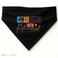 Cruising Into Retirement Journey Cruise Squad Family USA-Made Doggie Bandana thumb 0