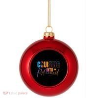 Cruising Into Retirement Journey Cruise Squad Family Plastic Christmas Ball Ornament thumb 0