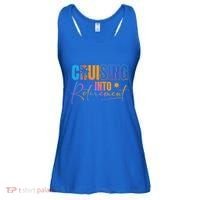 Cruising Into Retirement Journey Cruise Squad Family Ladies Essential Flowy Tank thumb 0