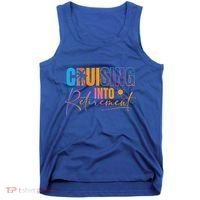 Cruising Into Retirement Journey Cruise Squad Family Tank Top thumb 0