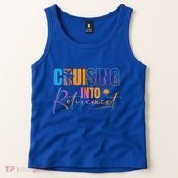 Cruising Into Retirement Journey Cruise Squad Family Tank Top thumb 2