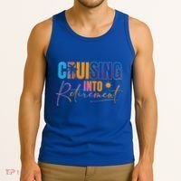 Cruising Into Retirement Journey Cruise Squad Family Tank Top thumb 3