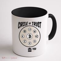 Circle Of Trust Cryptocurrency Coffee Mug thumb 1