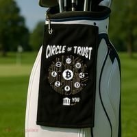 Circle Of Trust Cryptocurrency Golf Towel thumb 2