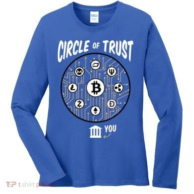 Circle Of Trust Cryptocurrency Women's Long Sleeve Shirt