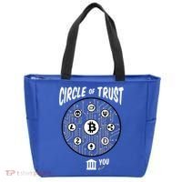 Circle Of Trust Cryptocurrency Tote Bag thumb 0