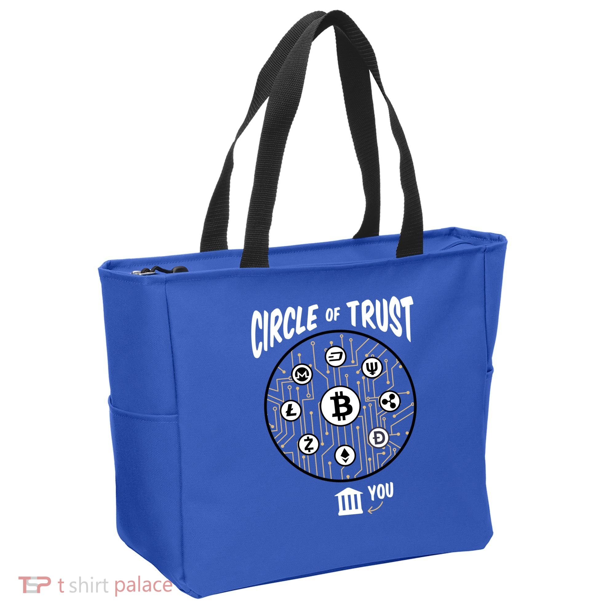 Circle Of Trust Cryptocurrency Tote Bag