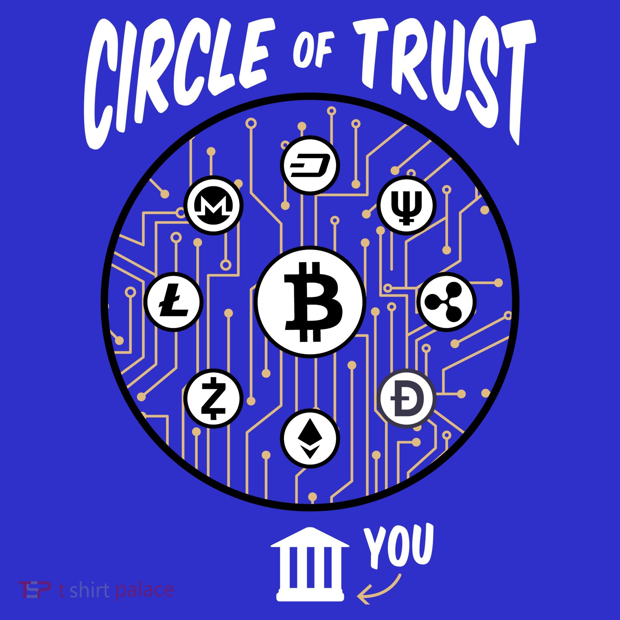 Circle Of Trust Cryptocurrency Tote Bag