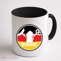 Circle Oktoberfest Logo Coffee Mug thumb 1