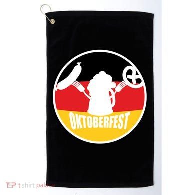 Circle Oktoberfest Logo Golf Towel