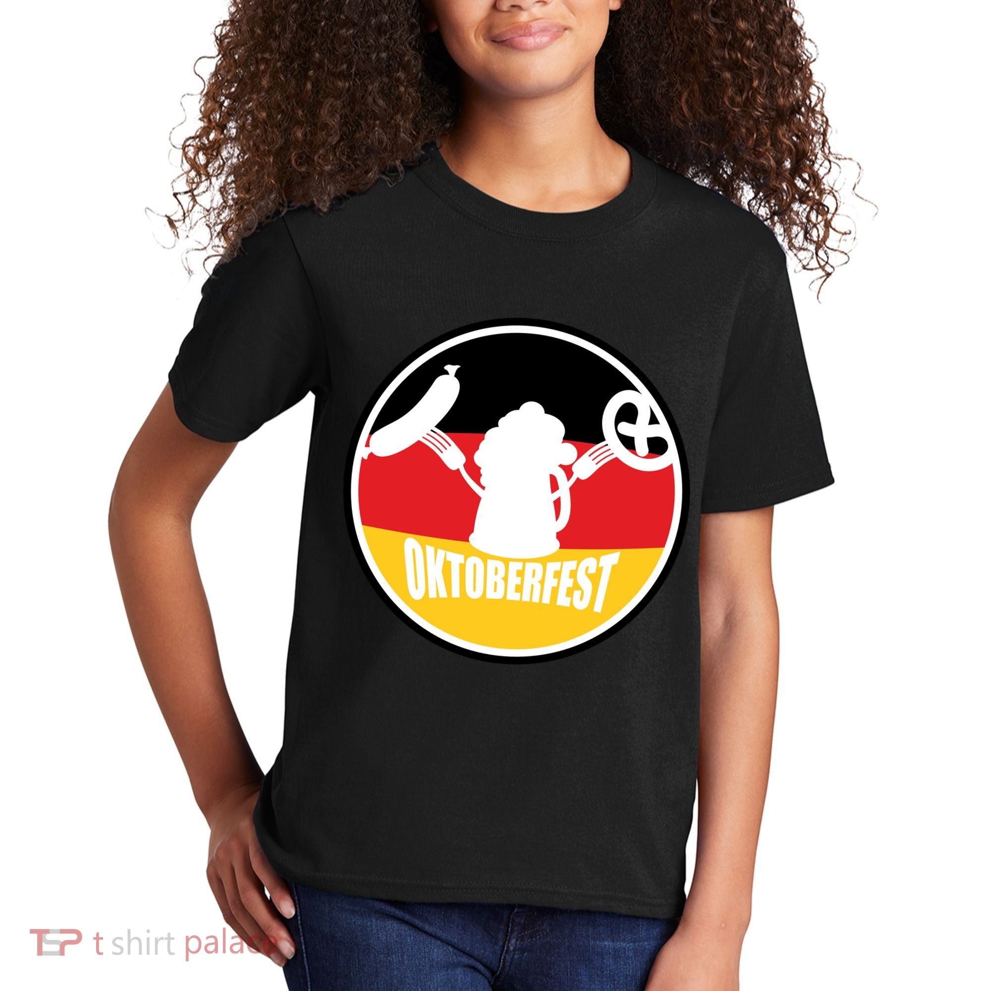 Circle Oktoberfest Logo Kids T-Shirt