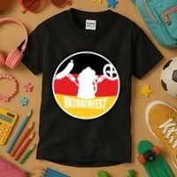 Circle Oktoberfest Logo Kids T-Shirt thumb 3