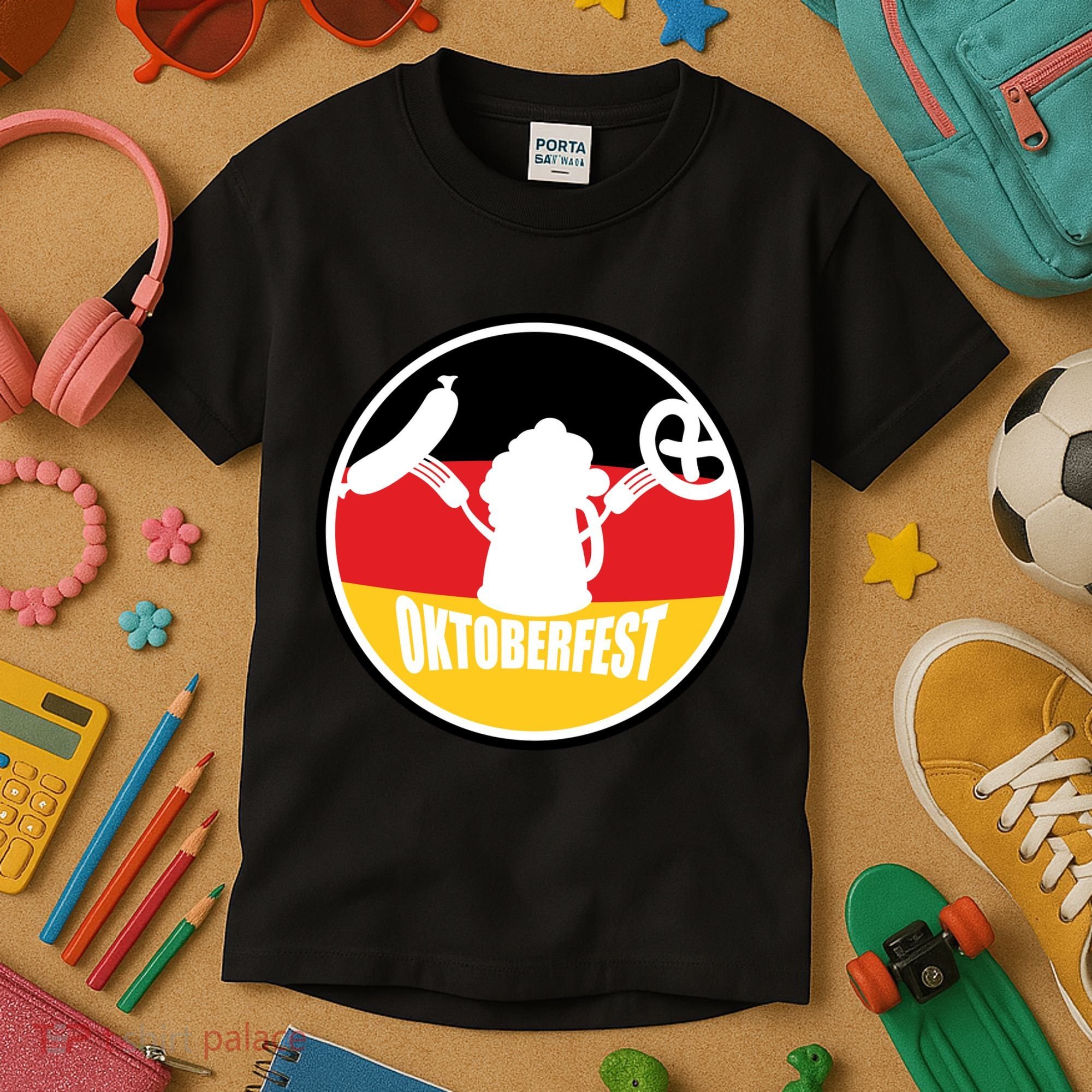 Circle Oktoberfest Logo Kids T-Shirt