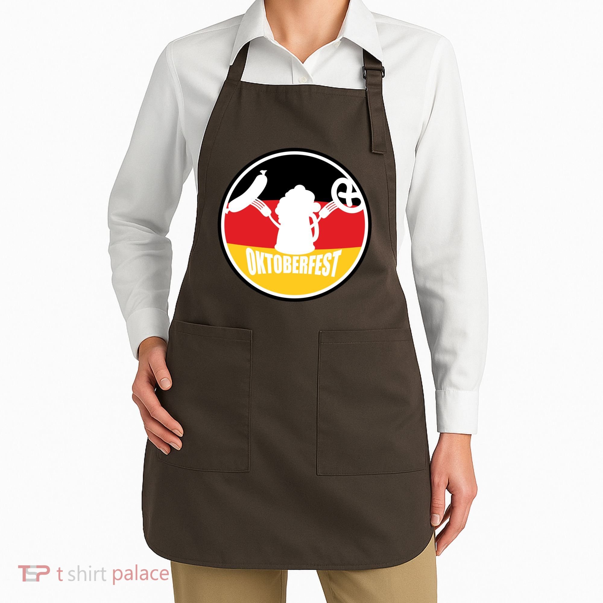 Circle Oktoberfest Logo Apron