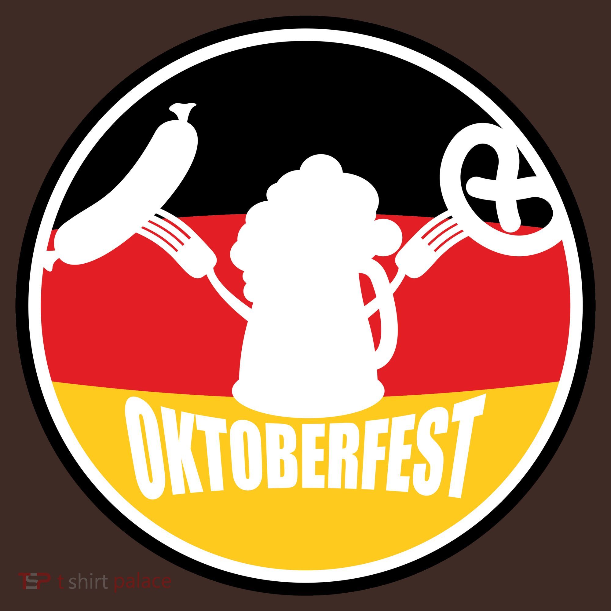 Circle Oktoberfest Logo T-Shirt