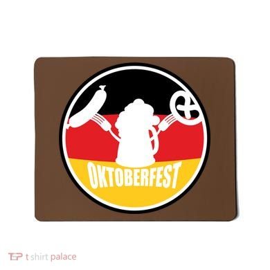 Circle Oktoberfest Logo Mousepad
